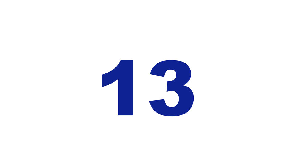 13