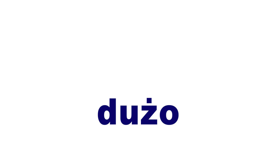 dużo