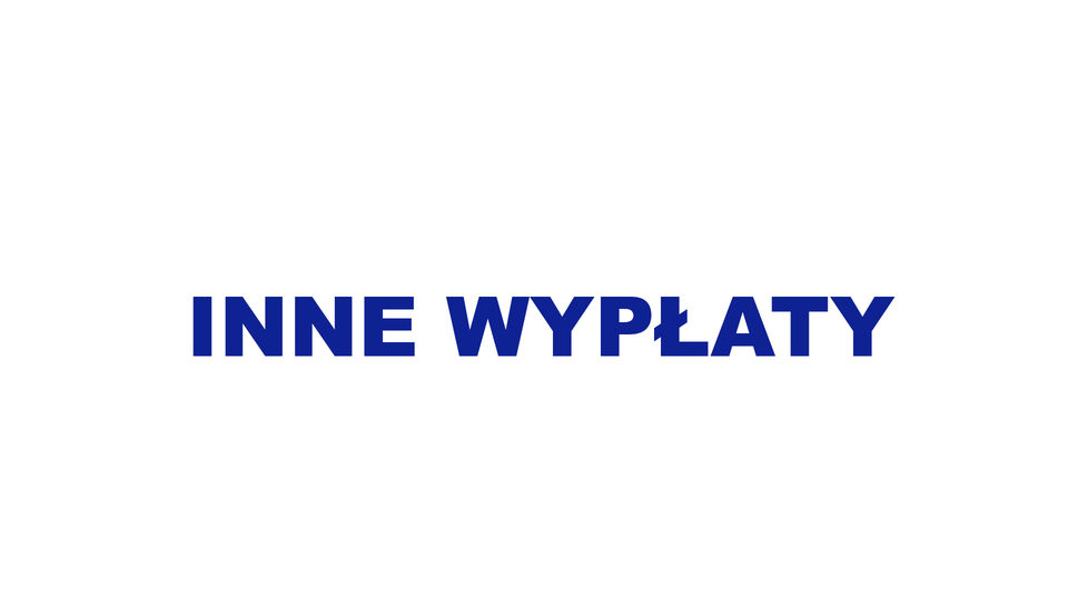 inne wypłaty