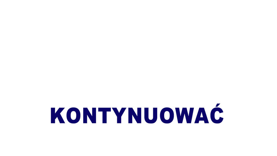 kontynuować