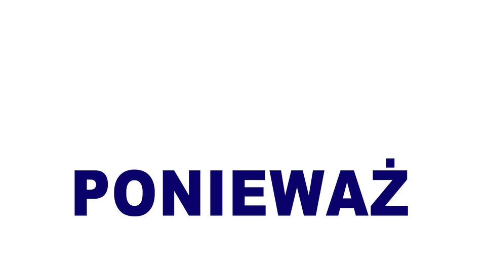 ponieważ