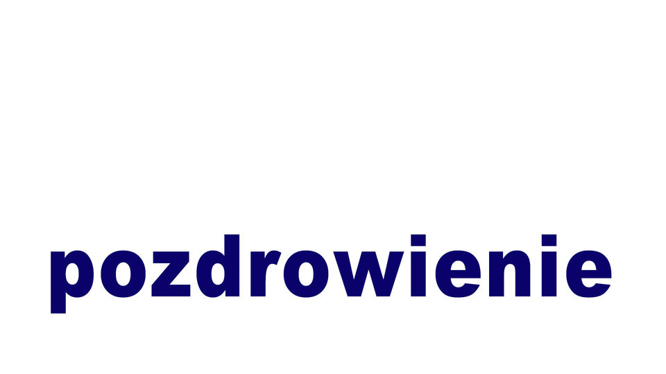 pozdrowienie