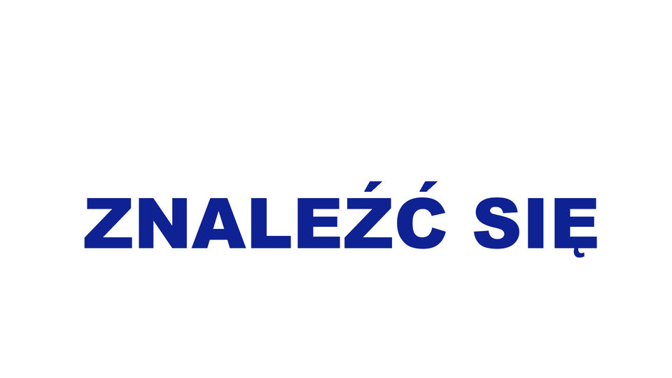 znaleźć się