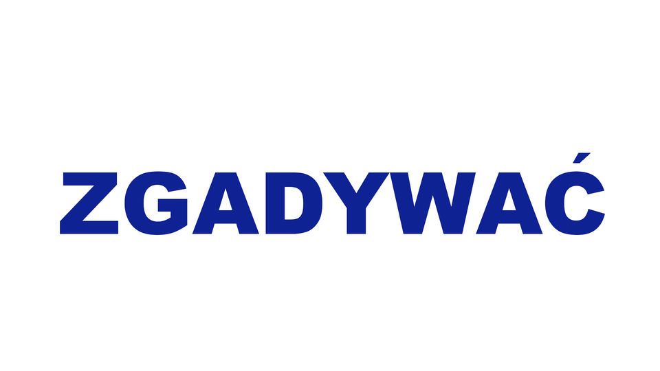 zgadywać