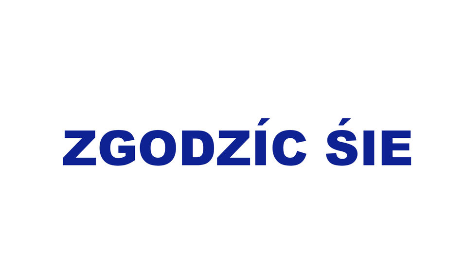 zgodzić się